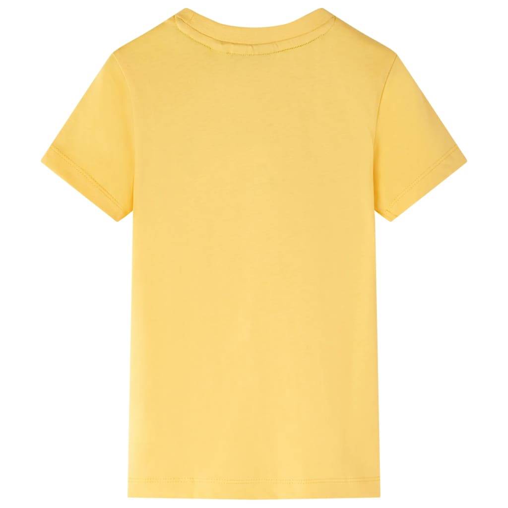 Kinder-T-Shirt Helles Ocker 92