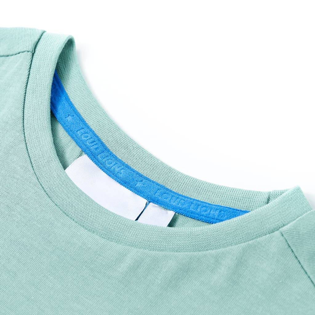 Kinder-T-Shirt Helles Khaki 128