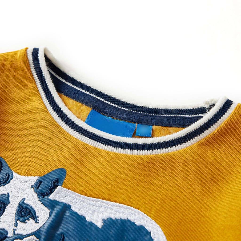 Kinder-Sweatshirt Ocker 140