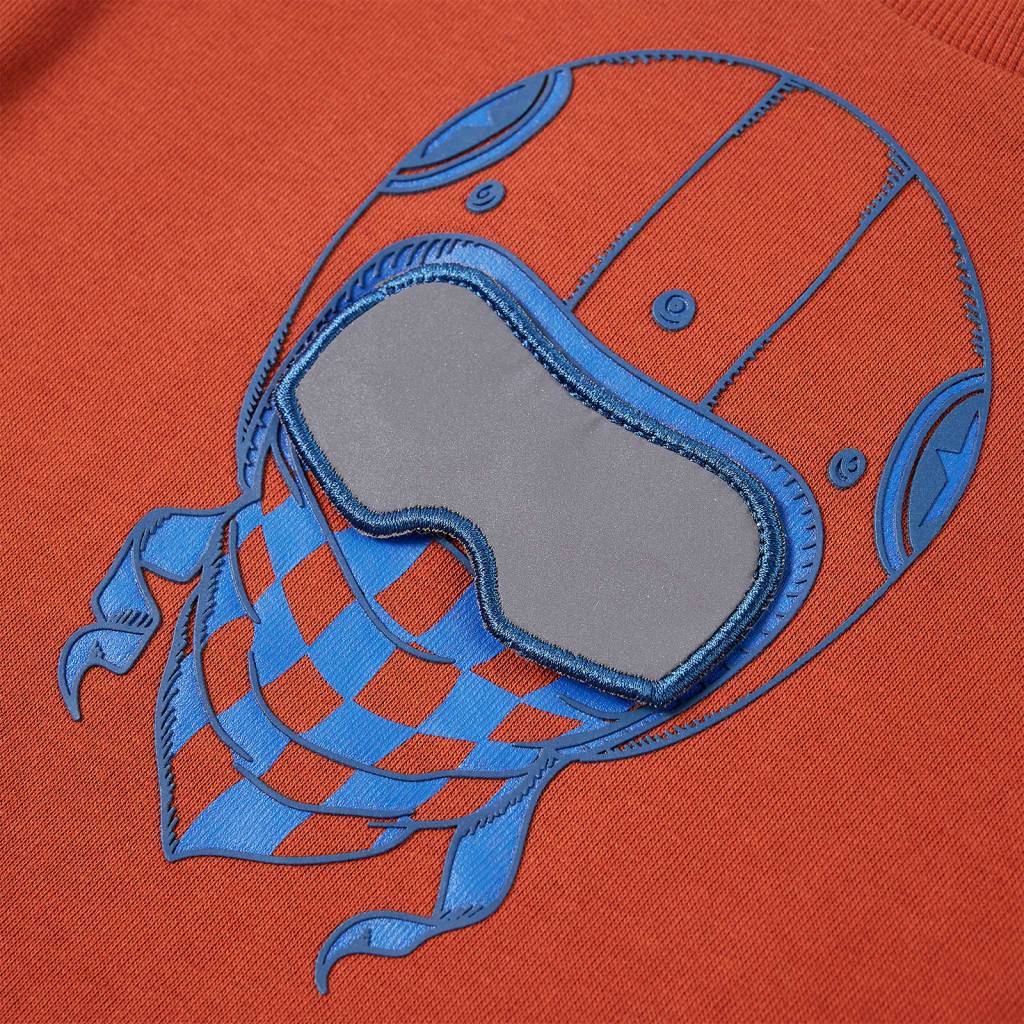 Kinder-Sweatshirt Rostbraun 128