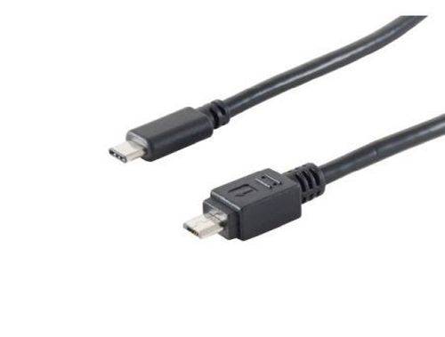 USB Kabel 2.0, Typ 3.1 C-Stecker auf Typ 2.0 Micro B-Stecker, 1,8 m