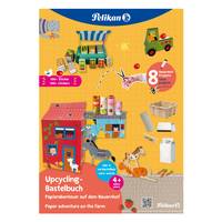 PELIKAN - Upcycling Bastelbuch mit Sticker Bauernhof A4