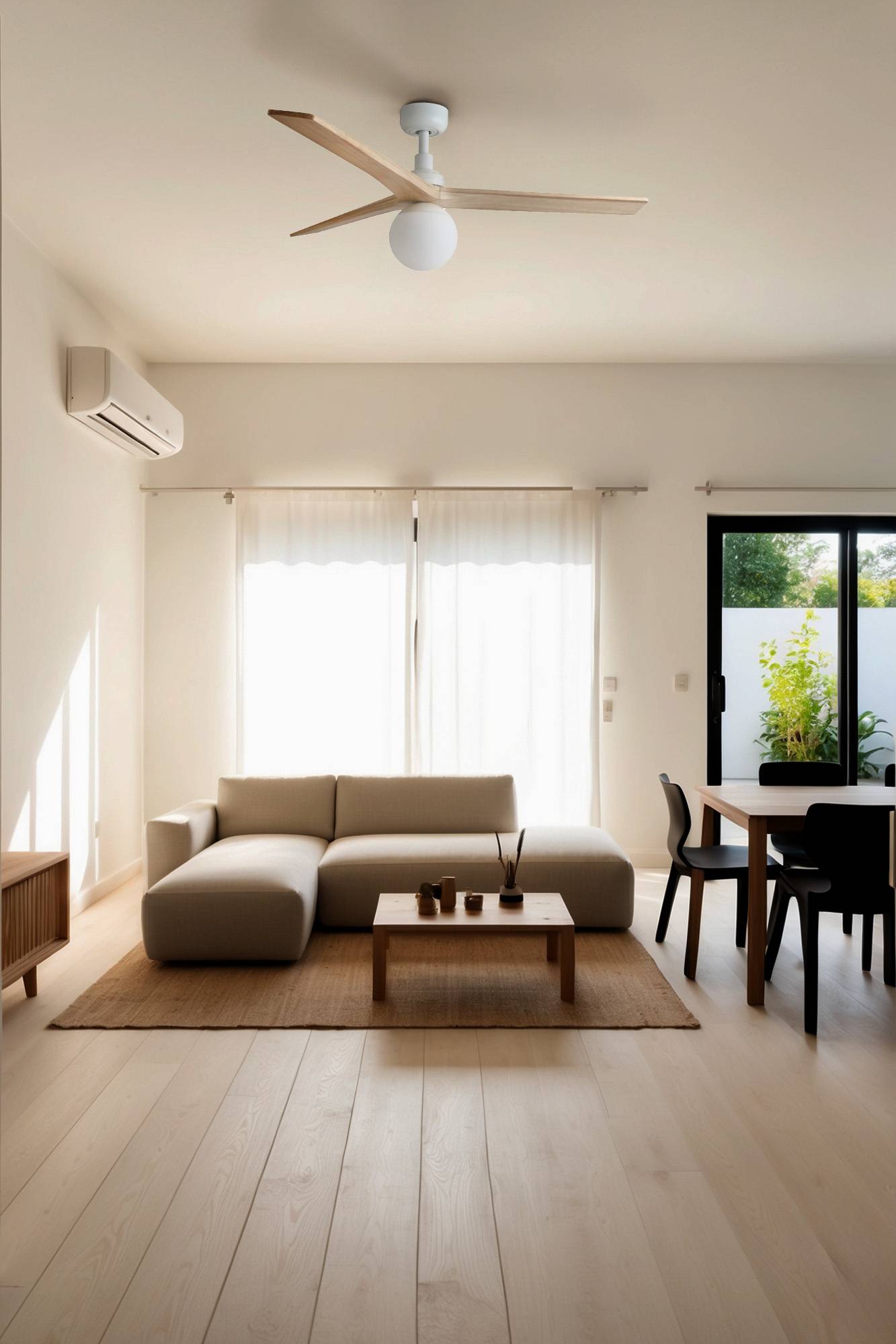 DC Deckenventilator Klim M WE-EI mit Licht