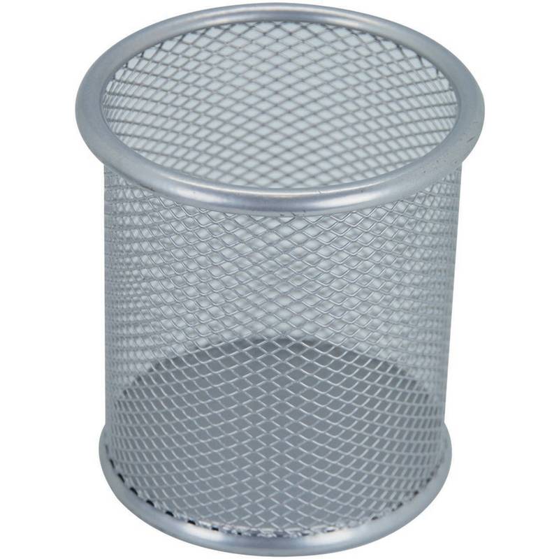 WESTCOTT Stifteköcher, aus Drahtmetall, silber