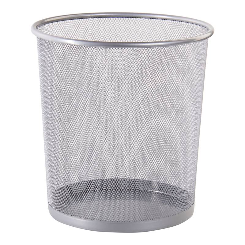WESTCOTT Papierkorb, aus Drahtmetall, 12,3 L, silber