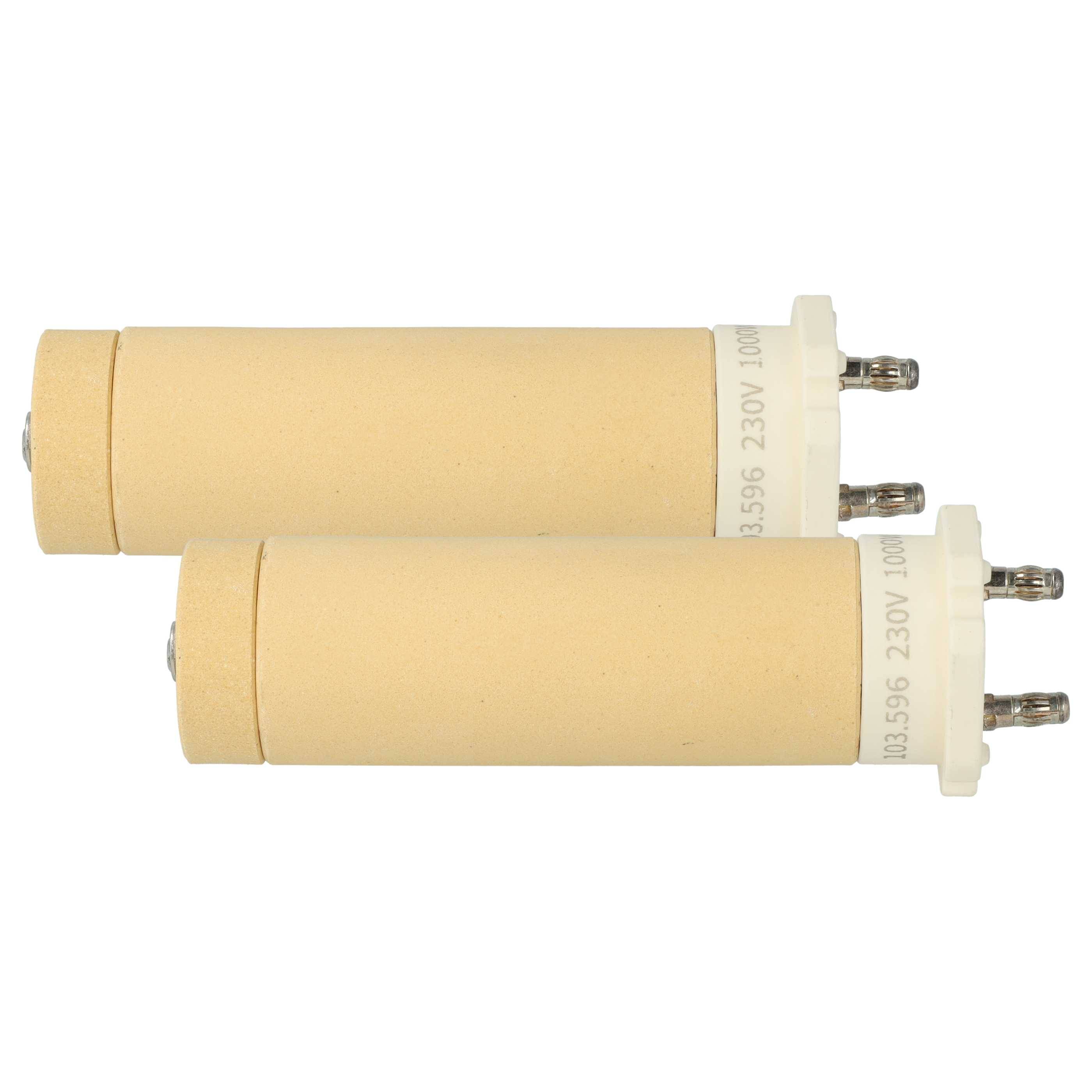 vhbw 2x Heizelement Ersatz für Leister 103.596 für Heißluftschweißpistole - 1000 W, Keramik Heizkern, 3 x 3 cm