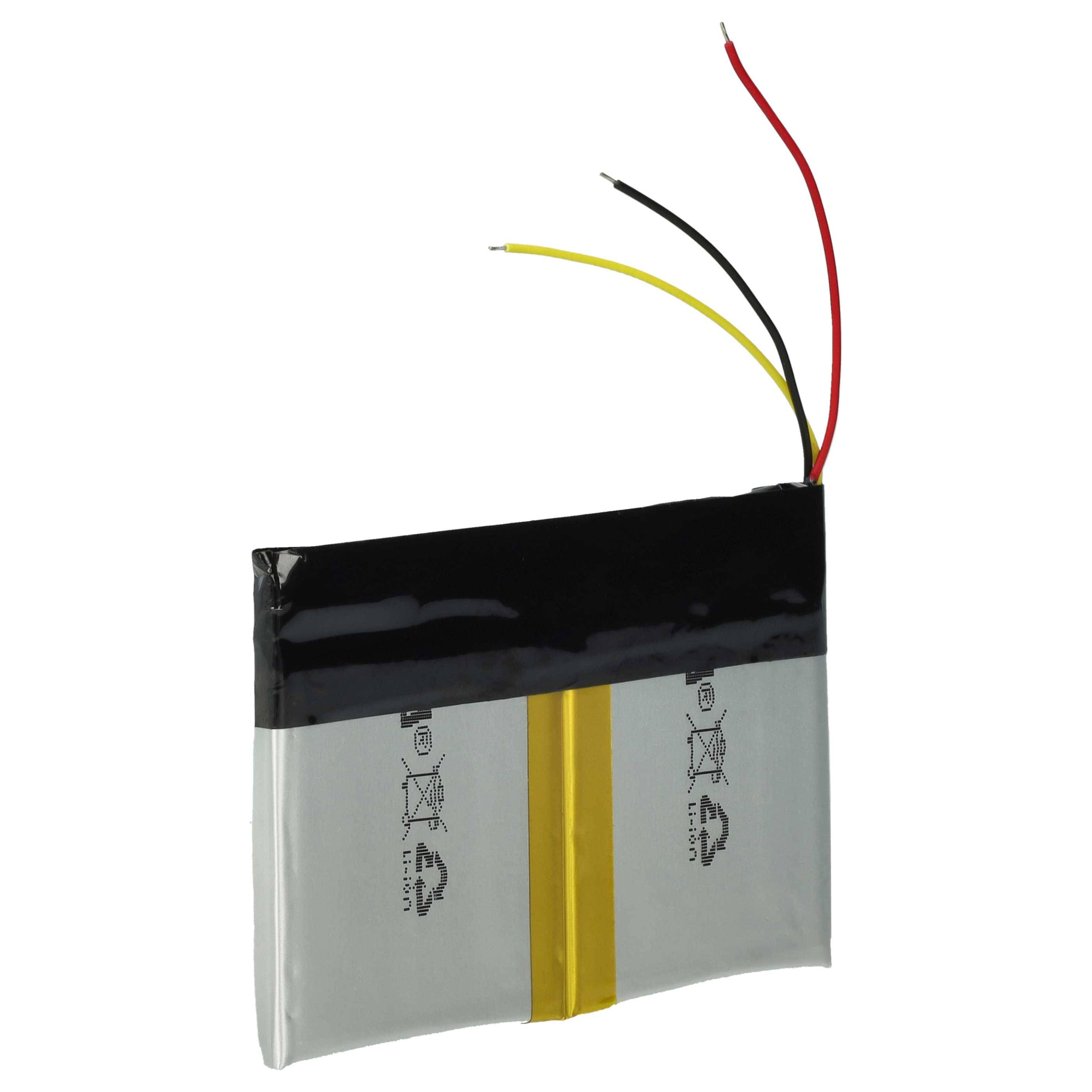 vhbw Akku Ersatz für Hella Gutmann 2S/LPP443441 S | für KFZ-Diagnosegerät (660 mAh, 7,4 V, Li-Polymer)