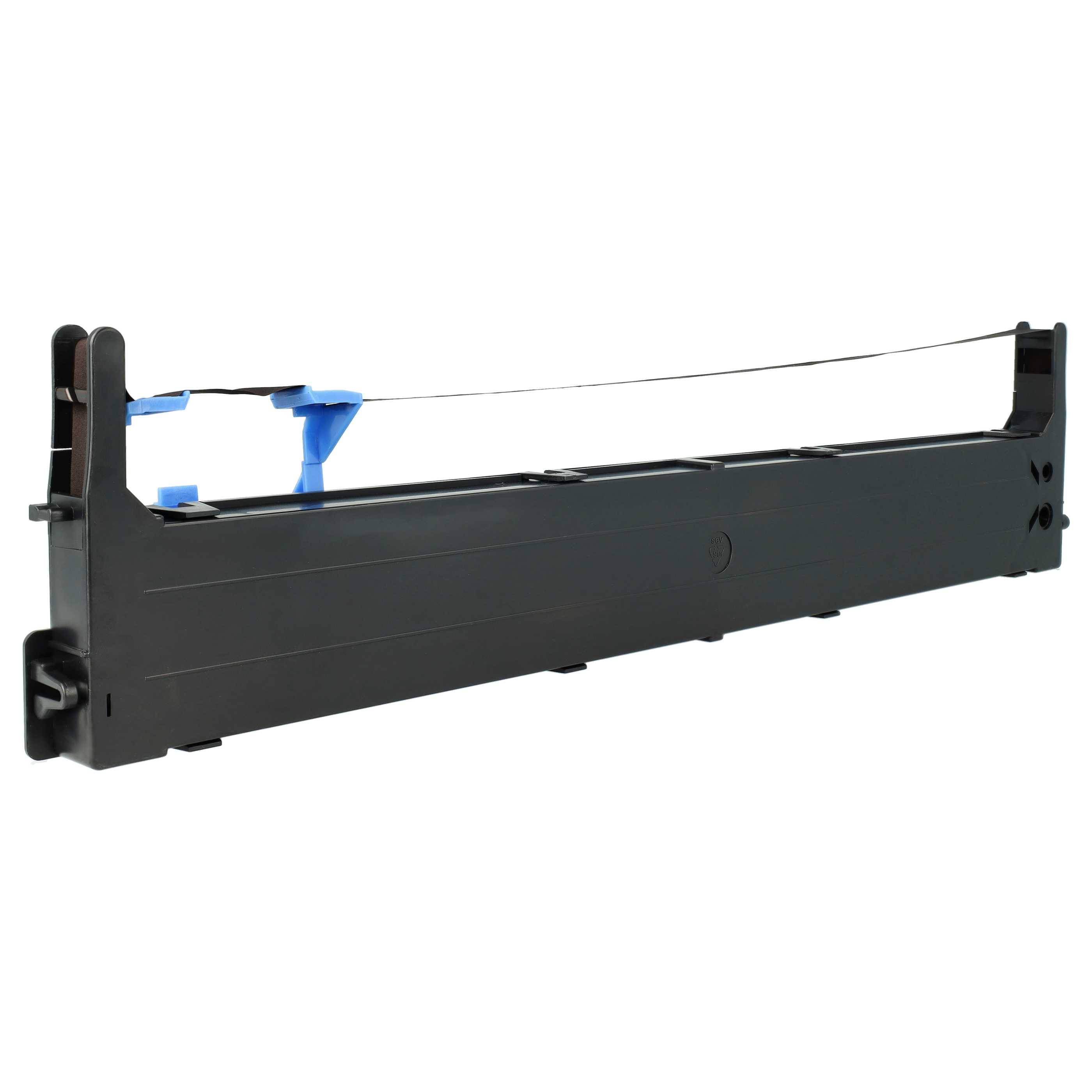 vhbw 10x Farbband Schriftband kompatibel mit Tally 1430, TD1430 Nadeldrucker, Bondrucker - Schwarz