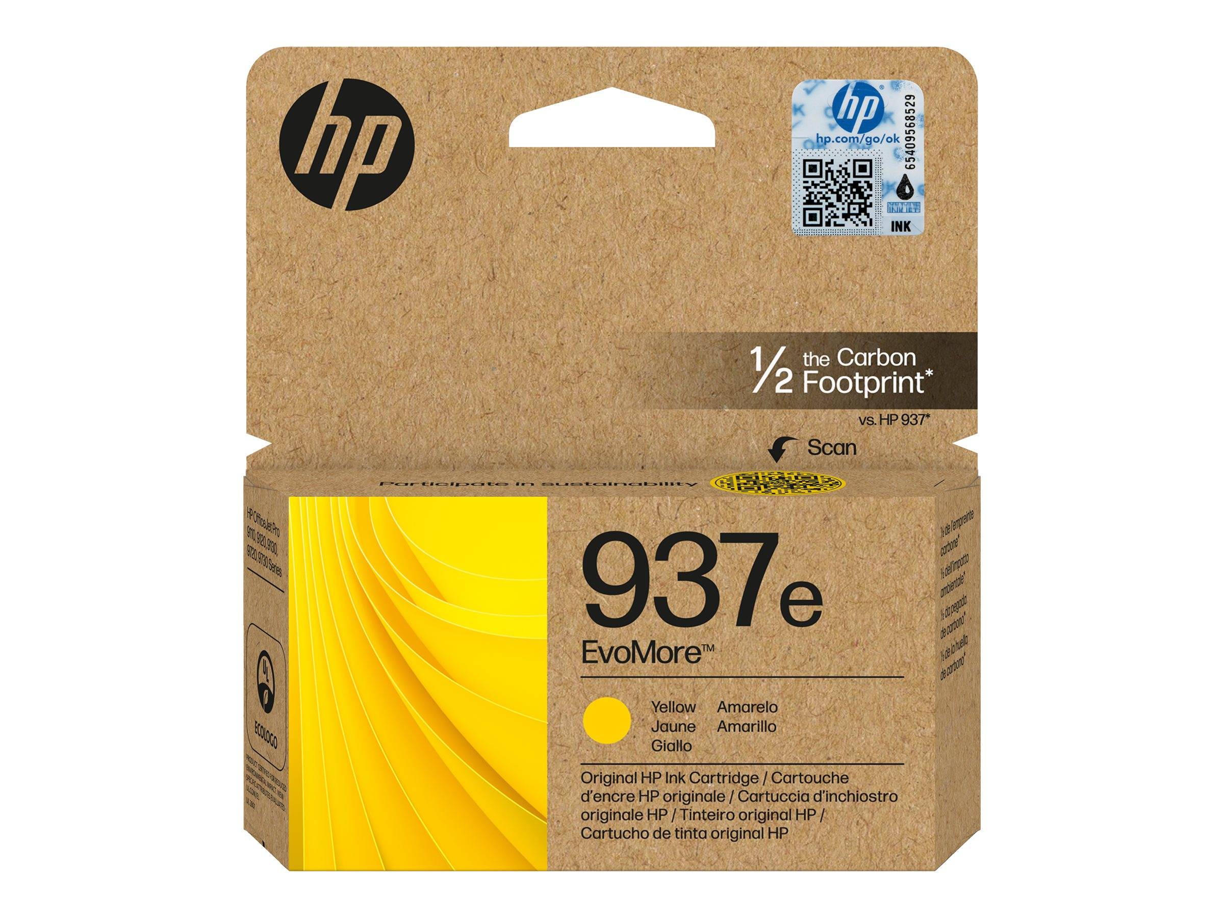 HP 937e EvoMore - Gelb - original - Tintenpatrone - für Officejet Pro 9110b - 91