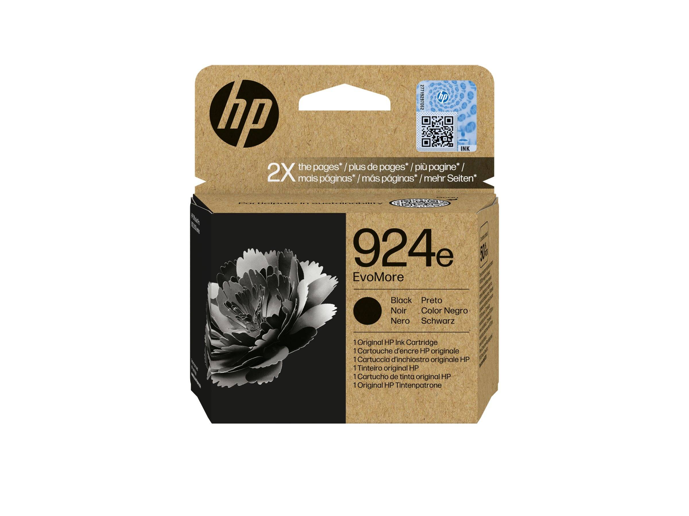 HP 924e EvoMore - Schwarz - original - Tintenpatrone