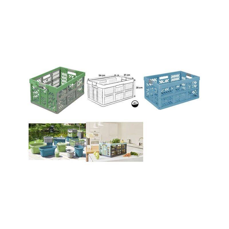 keeeper Profi-Klappbox "eco Ben", 45 Liter, sky blue