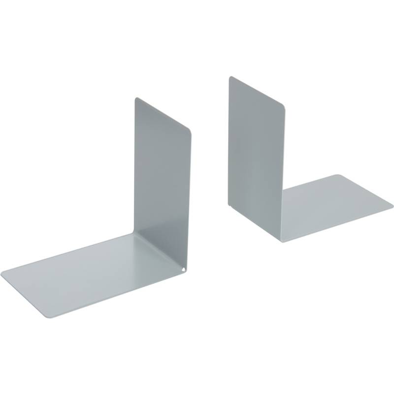WESTCOTT Buchstütze, (B)90 x (T)140 x (H)140 mm, lichtgrau