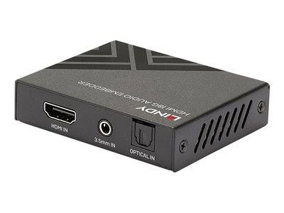 LINDY HDMI 18G Audio Embedder Multimedia-Technik HDMI-Kabel