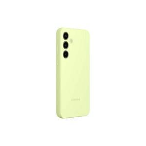 Ein hellgrünes Smartphone, von hinten betrachtet, mit drei Kameras und einem minimalistischen Design.