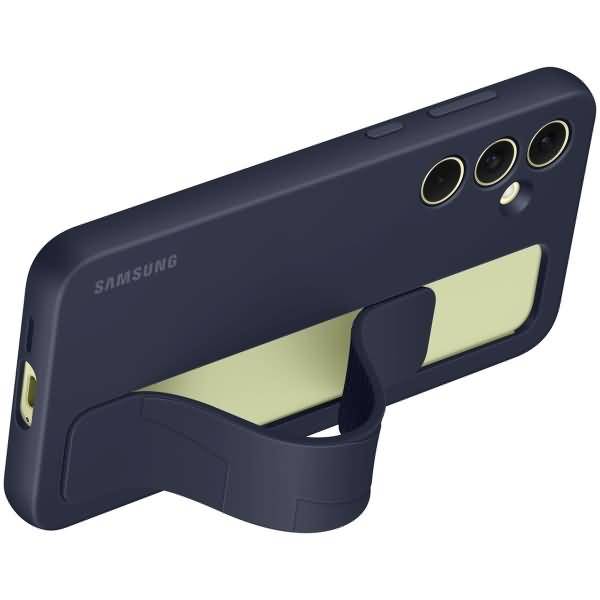 Samsung Standing Grip Case für Galaxy A55, Blue Black