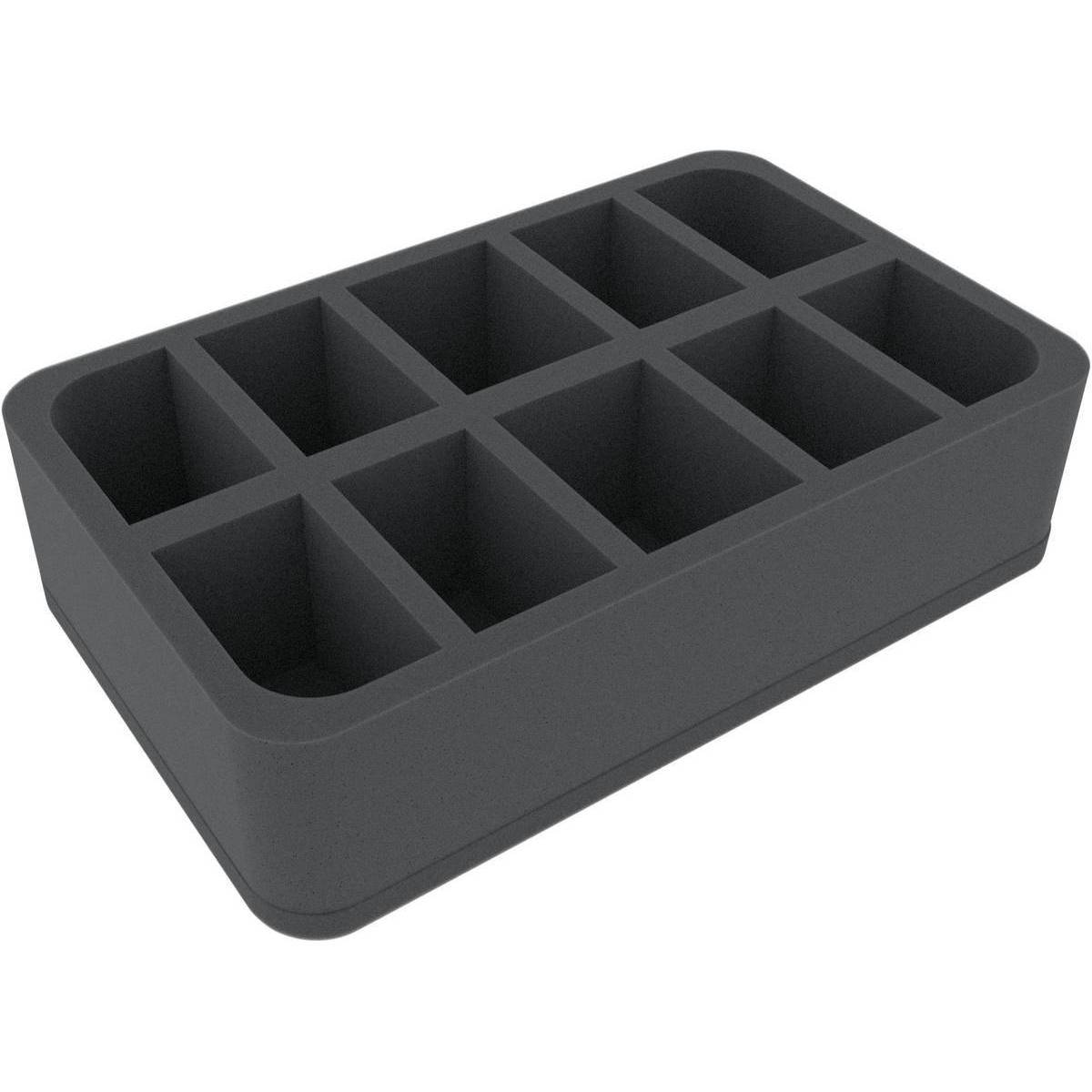 HSBE070BO - 70 mm Half-Size Schaumstoffeinlage mit 10 Fächern