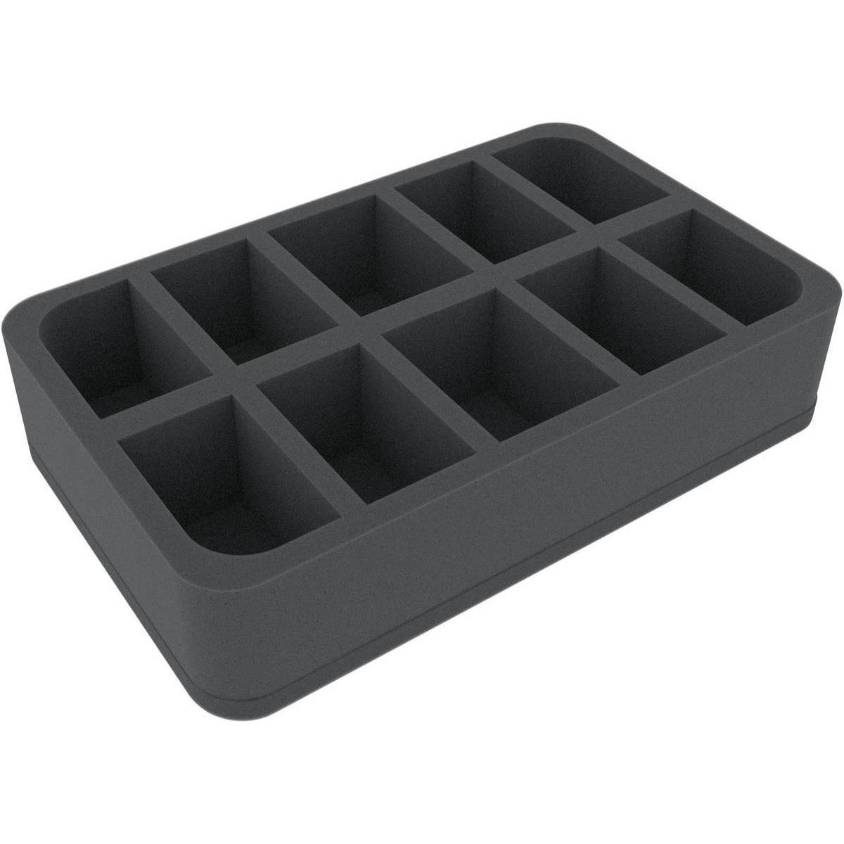 HSBE060BO - 60 mm Half-Size Schaumstoffeinlage mit 10 Fächern