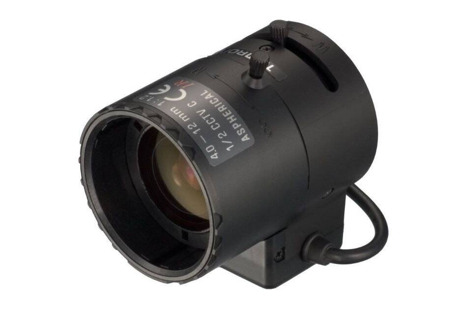 Tamron 12VG412ASIR, 4-12mm Objektiv, Varifokal, 1/2", C-Mount