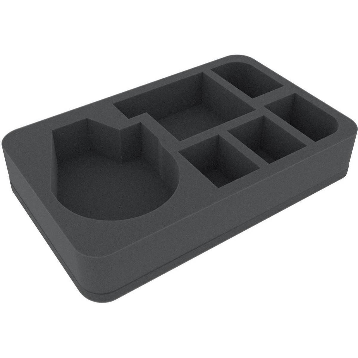 HSBH050BO - 50 mm Half-Size Schaumstoffeinlage mit 6 Fächern