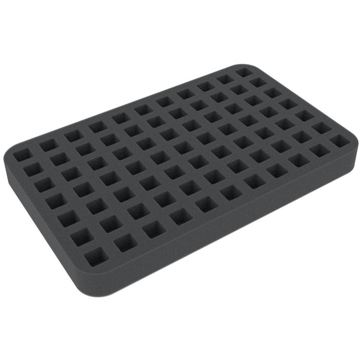 HSLN025BO - 25 mm Half-Size Schaumstoffeinlage mit 77 Fächern