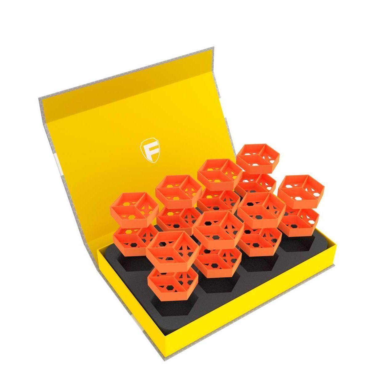 HSMB040P30 - Magnetbox gelb für Token und kleinteiliges Spielmaterial
