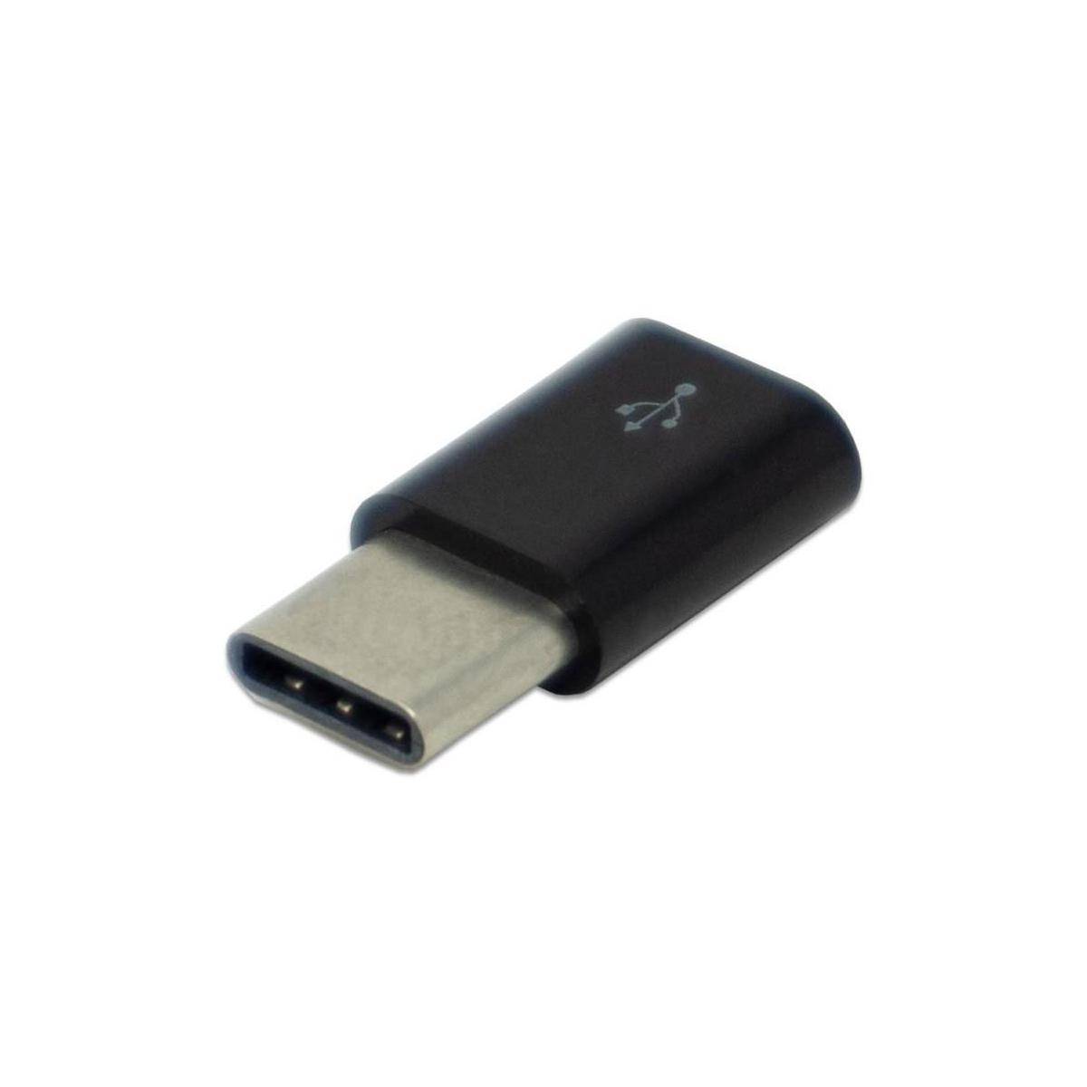 EB6793 - RPi4 MicroUSB B zu USB C Adapter Schwarz