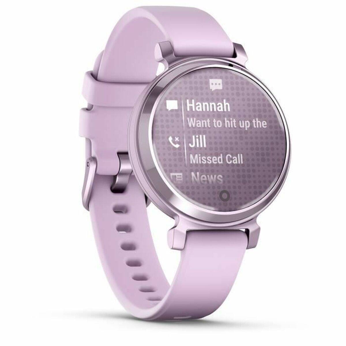 Garmin Lily 2 - Metallic lilac - intelligente Uhr mit Band - Silikon - Flieder -