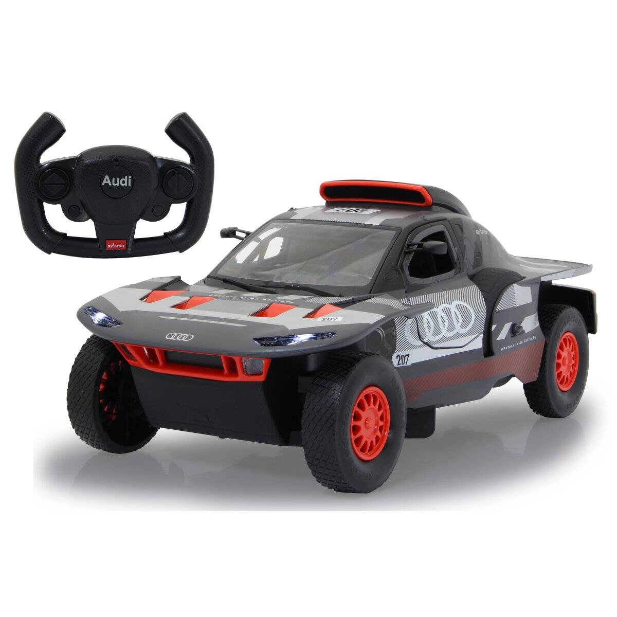 Jamara AUDI RS Q e-tron E2 1:14 grau 2,4GHz Tür manuell