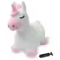 JAMARA - Hüpftier Einhorn mit Plüschbezug und Pumpe JAMARA - Hüpftier Einhorn mit Plüschbezug und Pumpe
