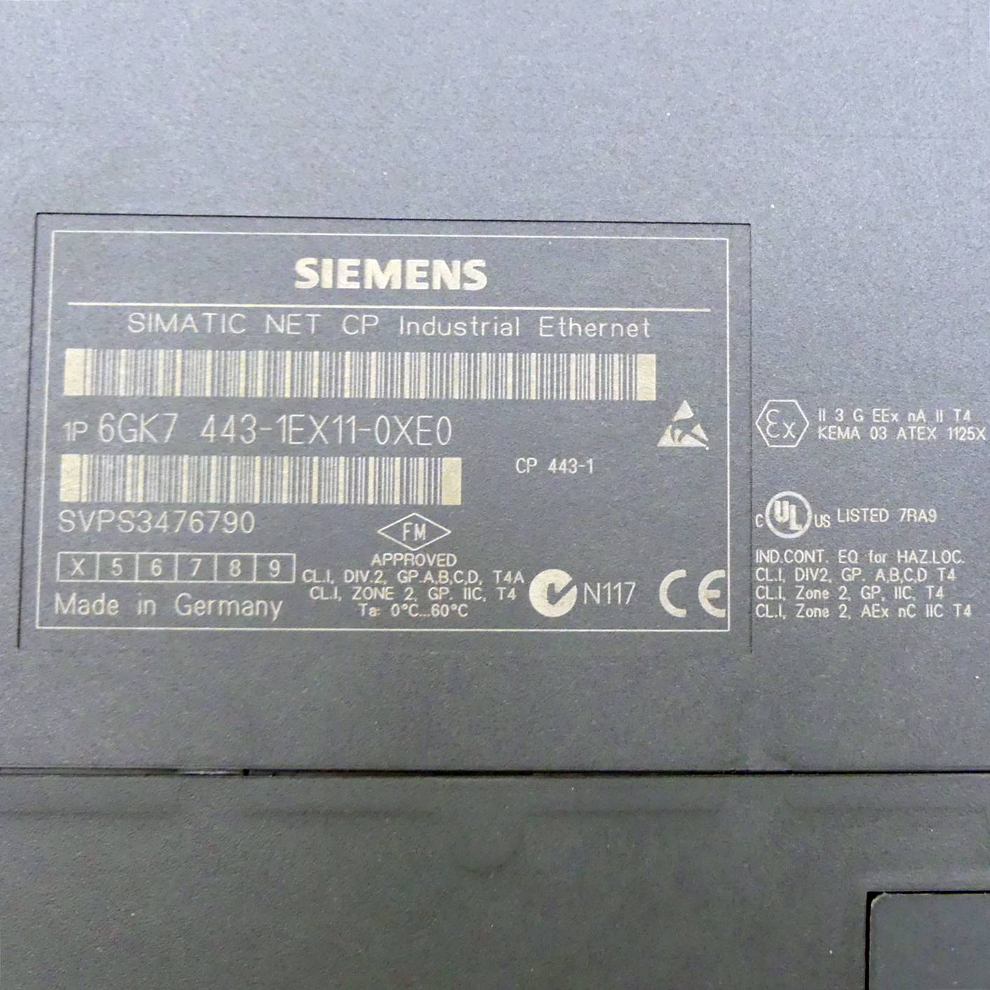 Siemens Kommunikationsprozessor (6GK7443-1EX11-0XE0)
