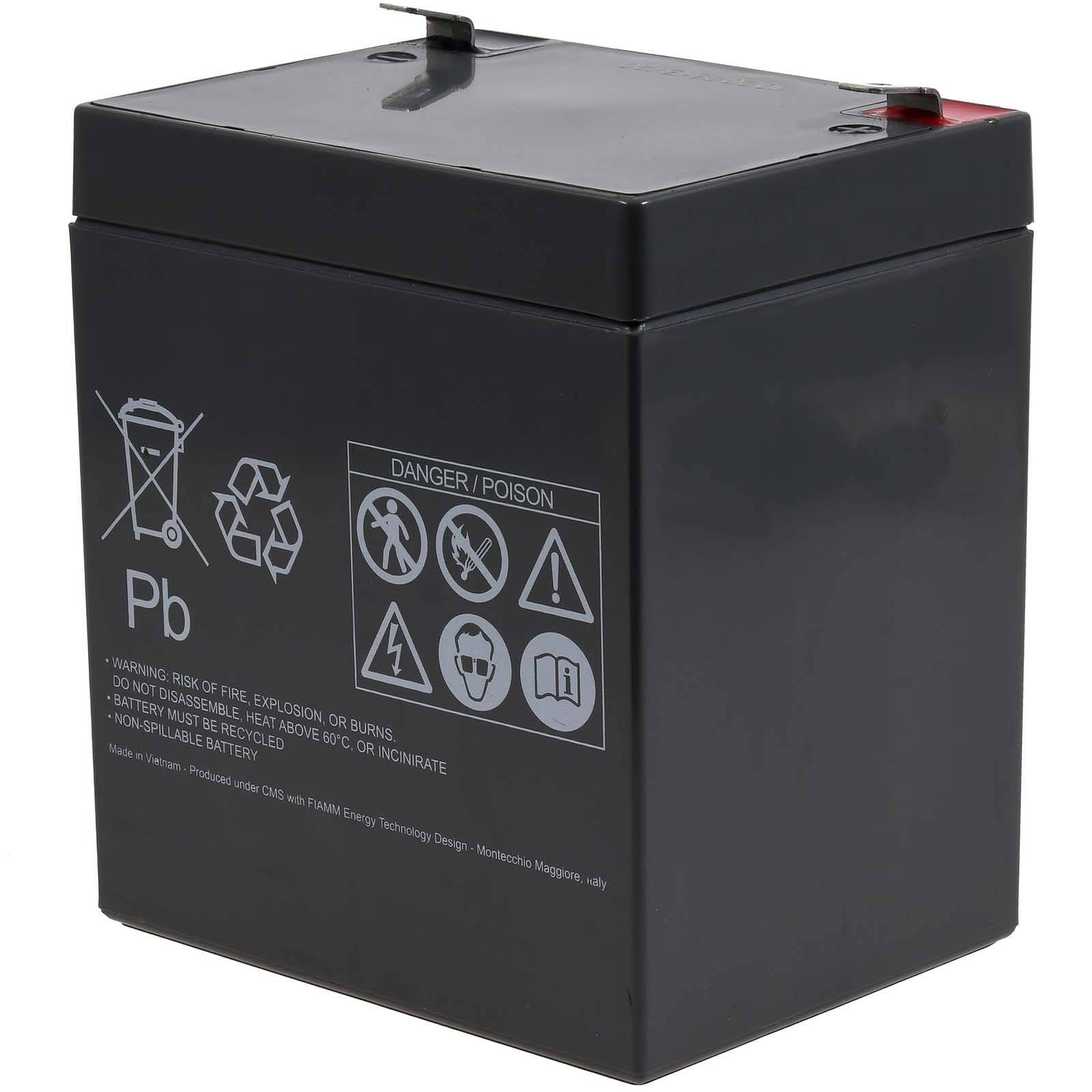 FIAMM Bleiakku 12FGHL22 12V 5,0Ah, 12V, Lead-Acid