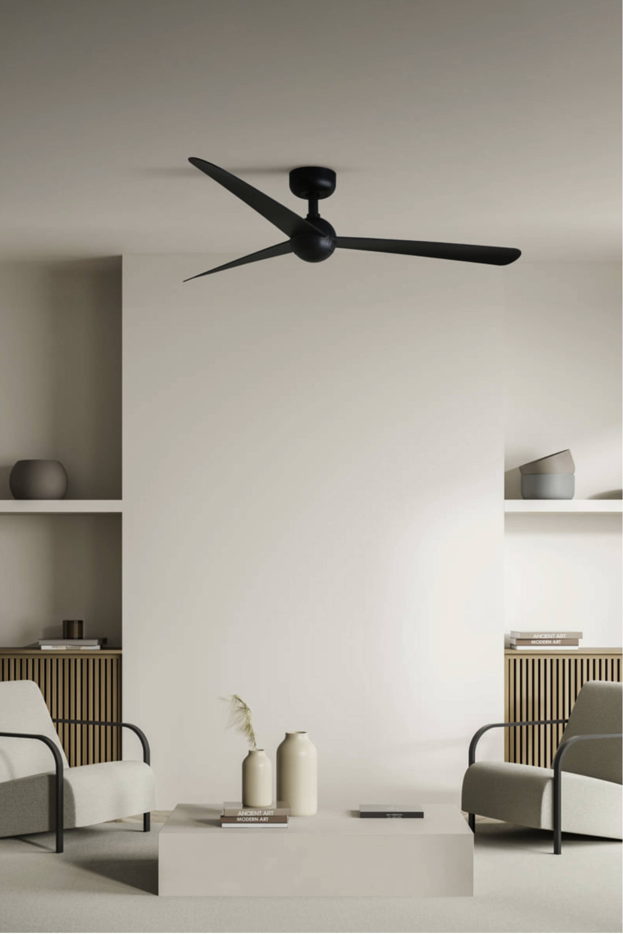 DC Deckenventilator Sfera M Schwarz