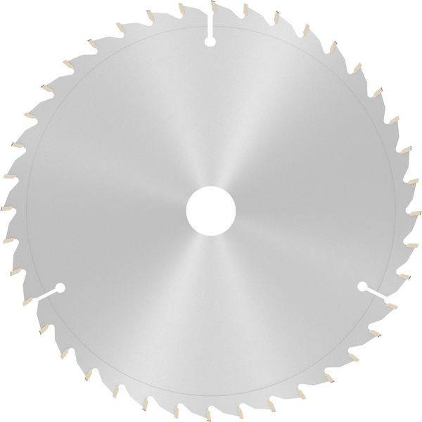 Eine Kreissägeblatt mit scharfen Zähnen, das zum Schneiden von Holz und anderen Materialien verwendet wird.