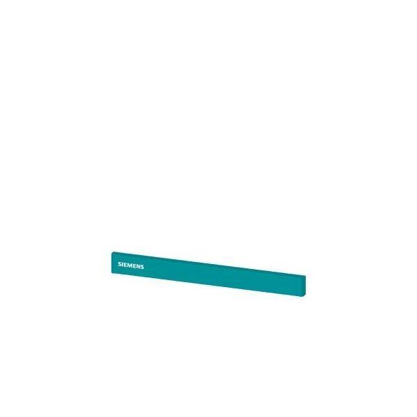 Teal-farbener Siemens-Balken auf rechteckigem Hintergrund mit weißem Hintergrund.