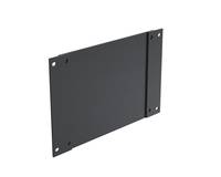 Kiosk blanking plate Scanner - W 206 -BLACK