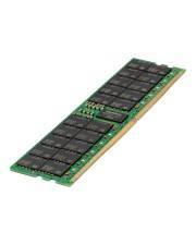 Ein grünes Computerspeichermodul (RAM) mit mehreren schwarzen Chips auf weißem Hintergrund.
