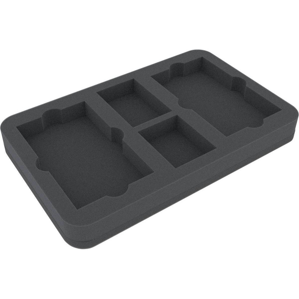 HSDS030BO - 30 mm Half-Size Schaumstoffeinlage mit 4 Fächern