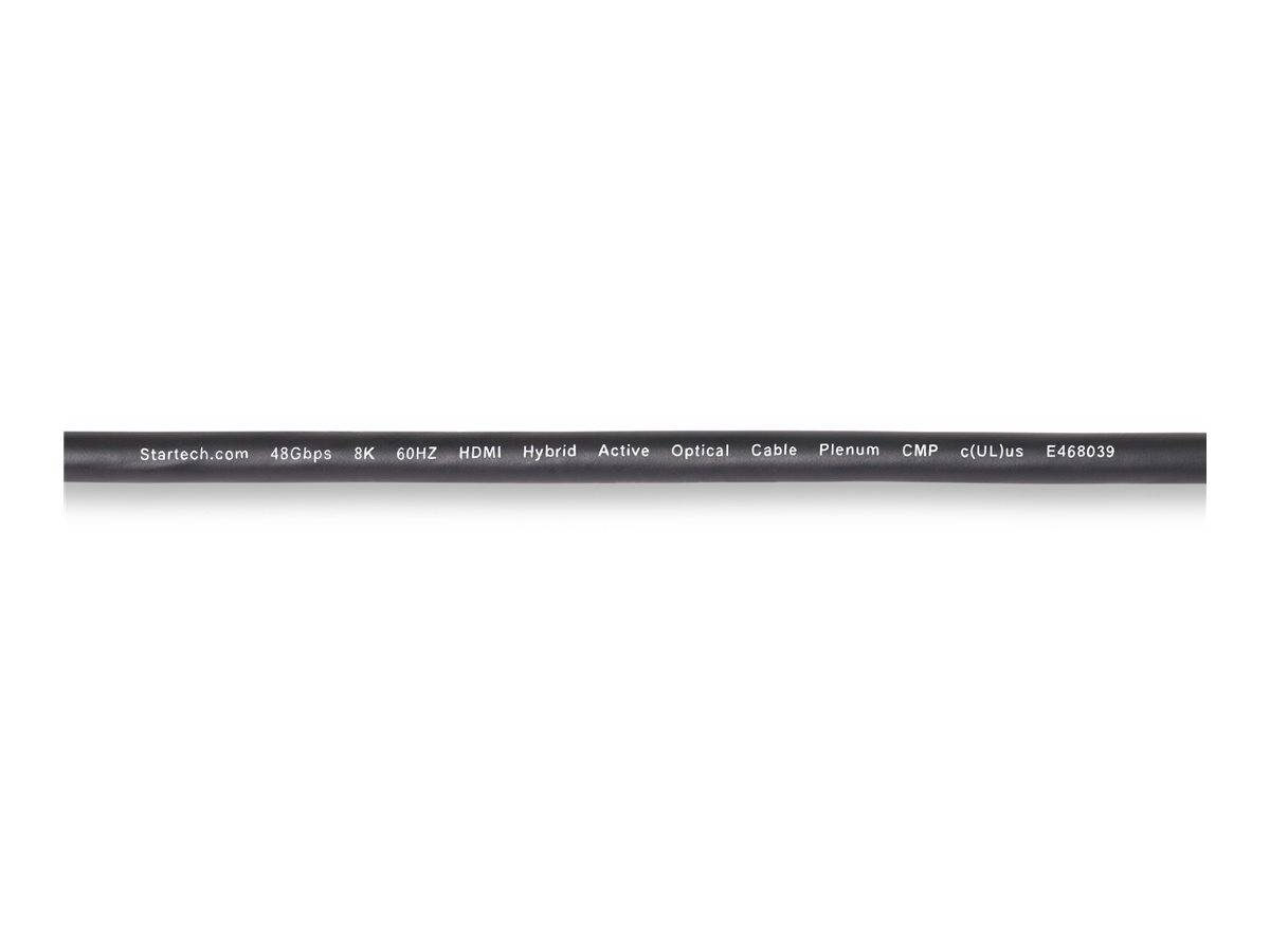 StarTech.com 30ft (9.1m) HDMI 2.1 Hybrid Active Optical Cable (AOC)