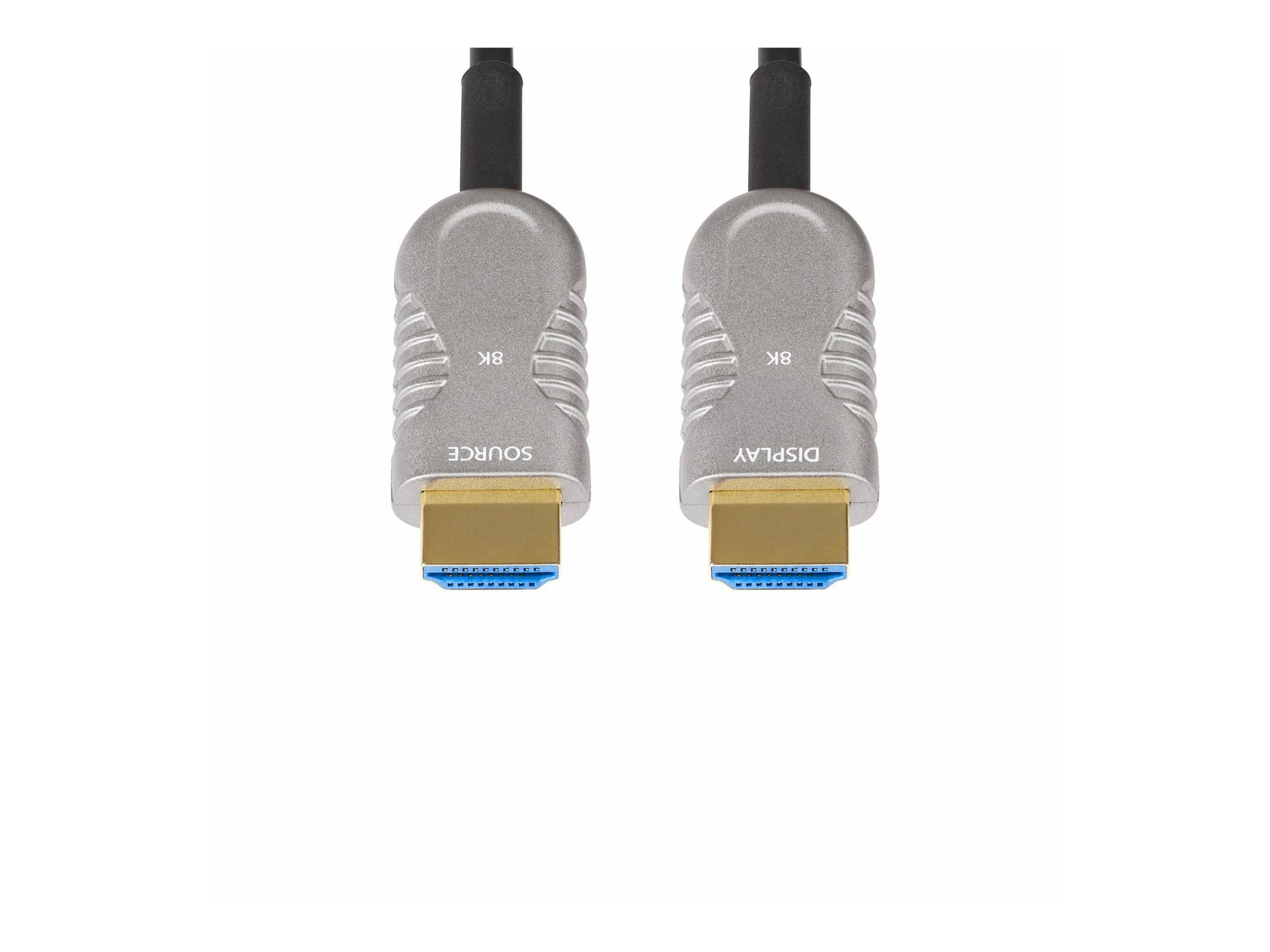 StarTech.com 30ft (9.1m) HDMI 2.1 Hybrid Active Optical Cable (AOC)