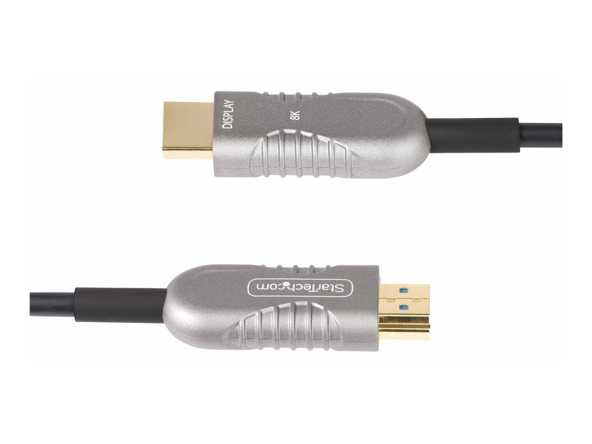 StarTech.com 30ft (9.1m) HDMI 2.1 Hybrid Active Optical Cable (AOC)