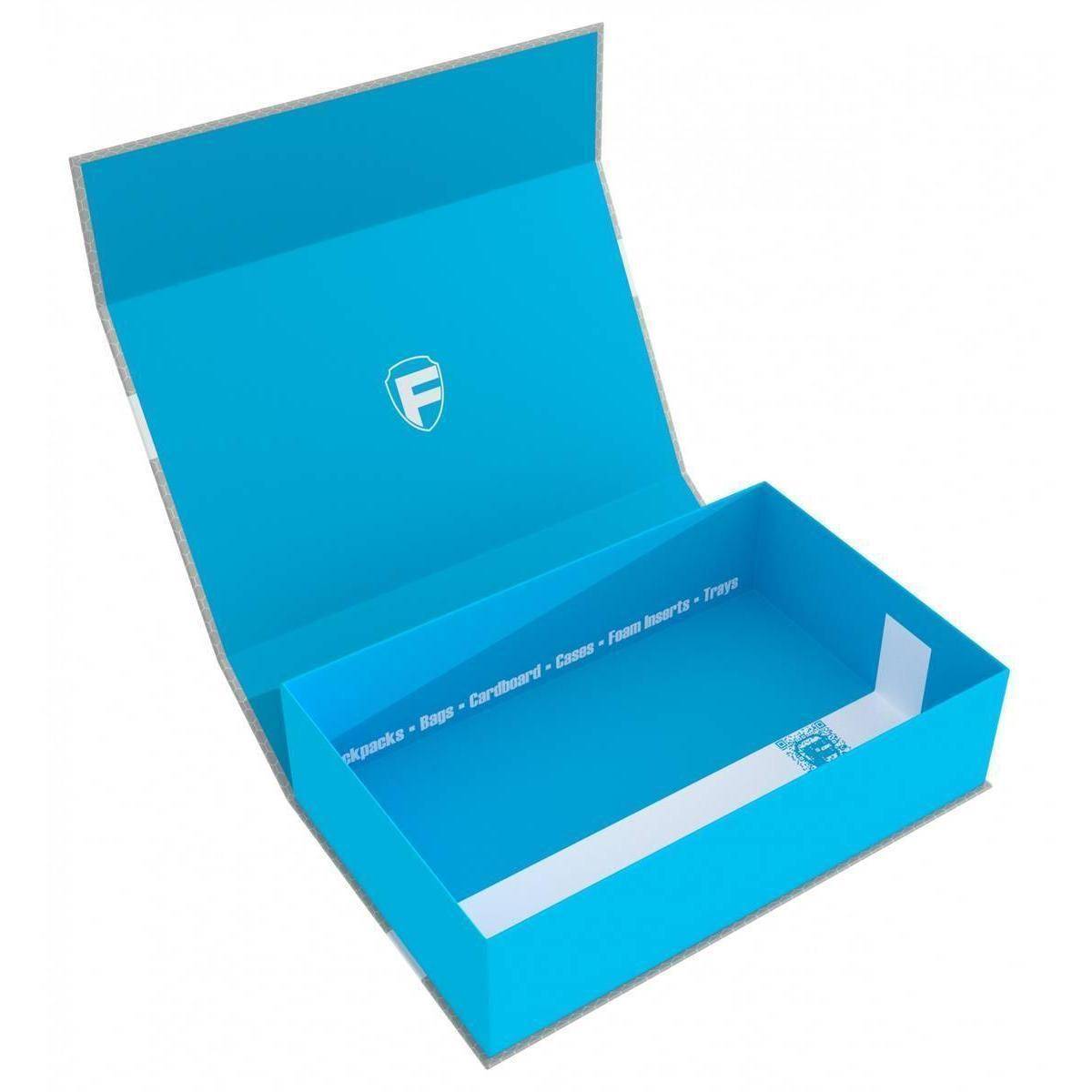 HSMB075 - Magnetbox blau Half-Size 75 mm leer