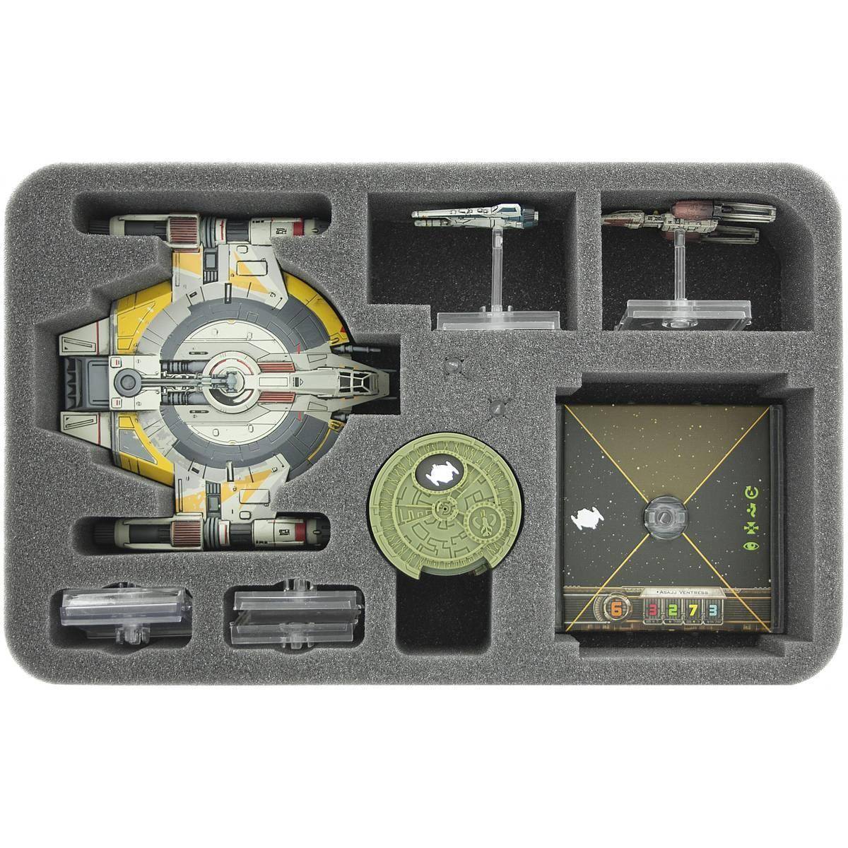 HSFZ050BO - Schaumstoffeinlage für Star Wars X-WING Shadow Caster, Raumschiffe und Zubehör
