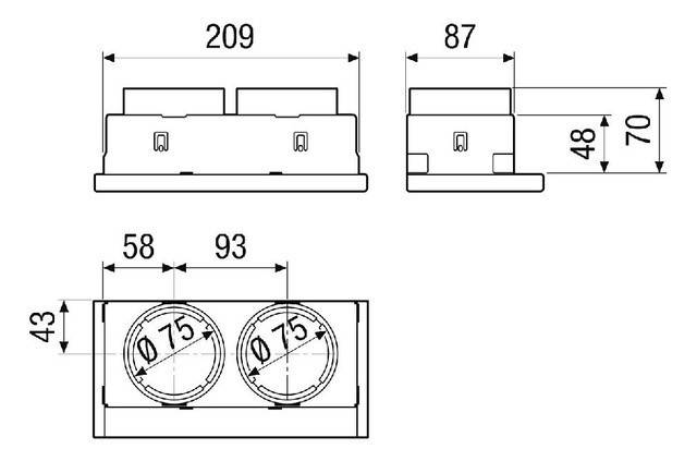 Maico Blechadapter WS 75 A