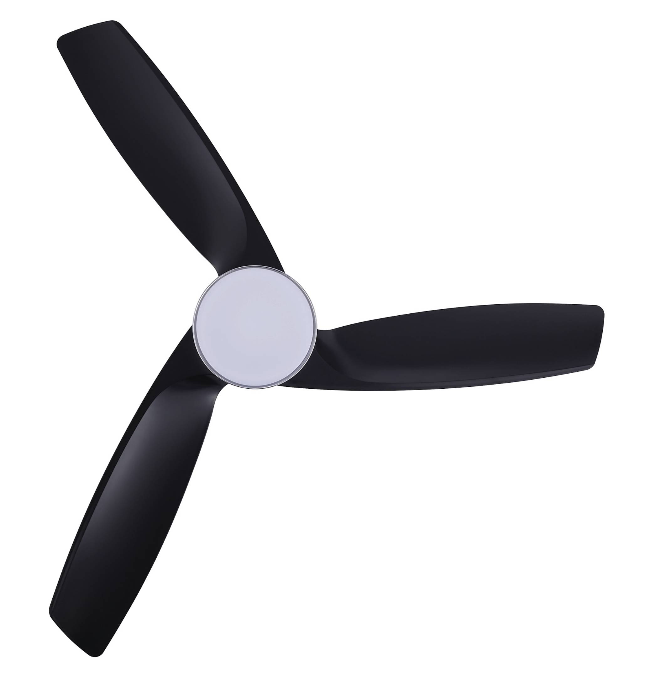 DC Deckenventilator Bronx Chrom mit LED & Fernbedienung