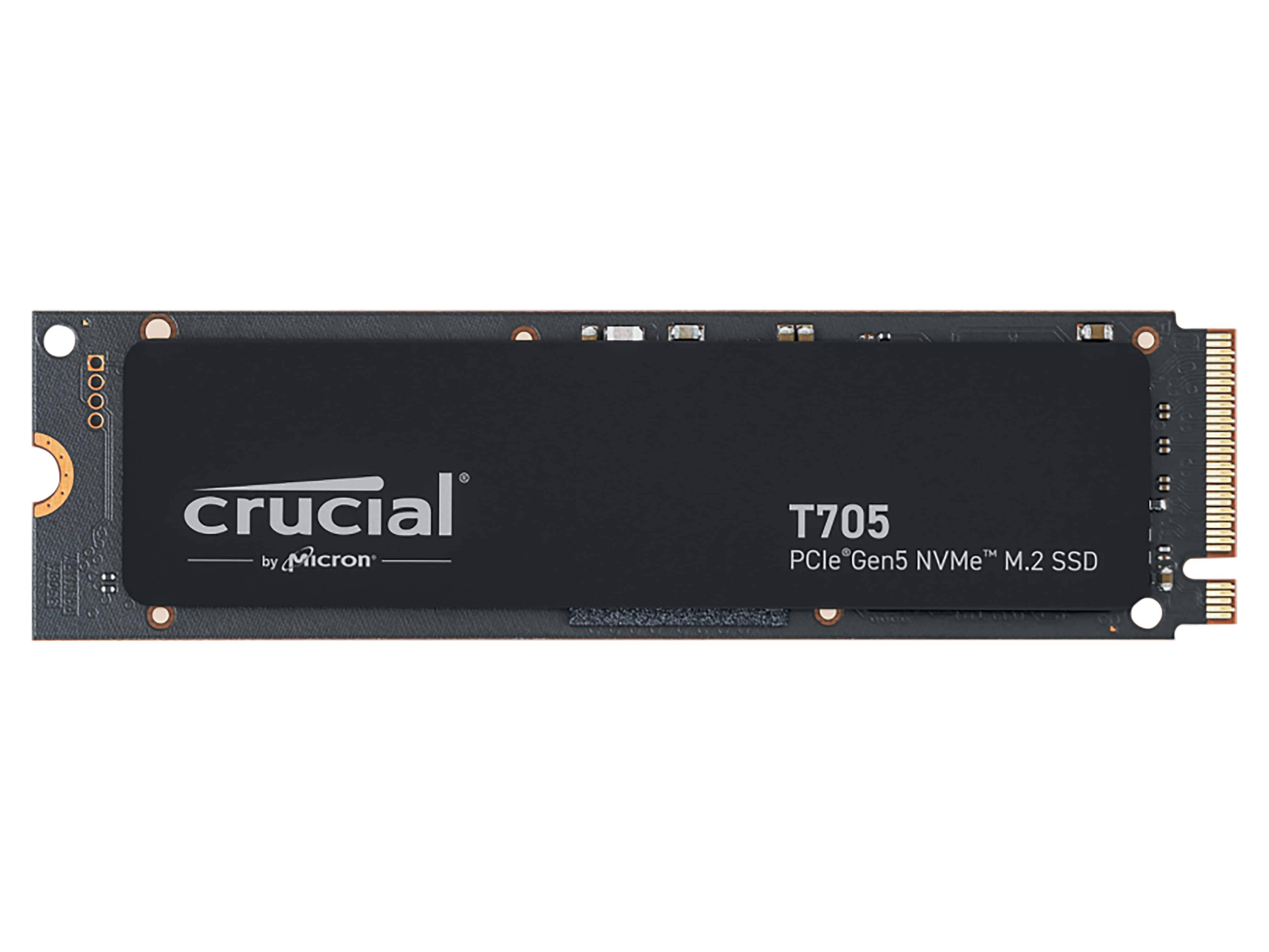 Crucial T705 - SSD - verschlüsselt - 2 TB - intern - M.2 2280 - PCI Express 5.0 (NVMe)