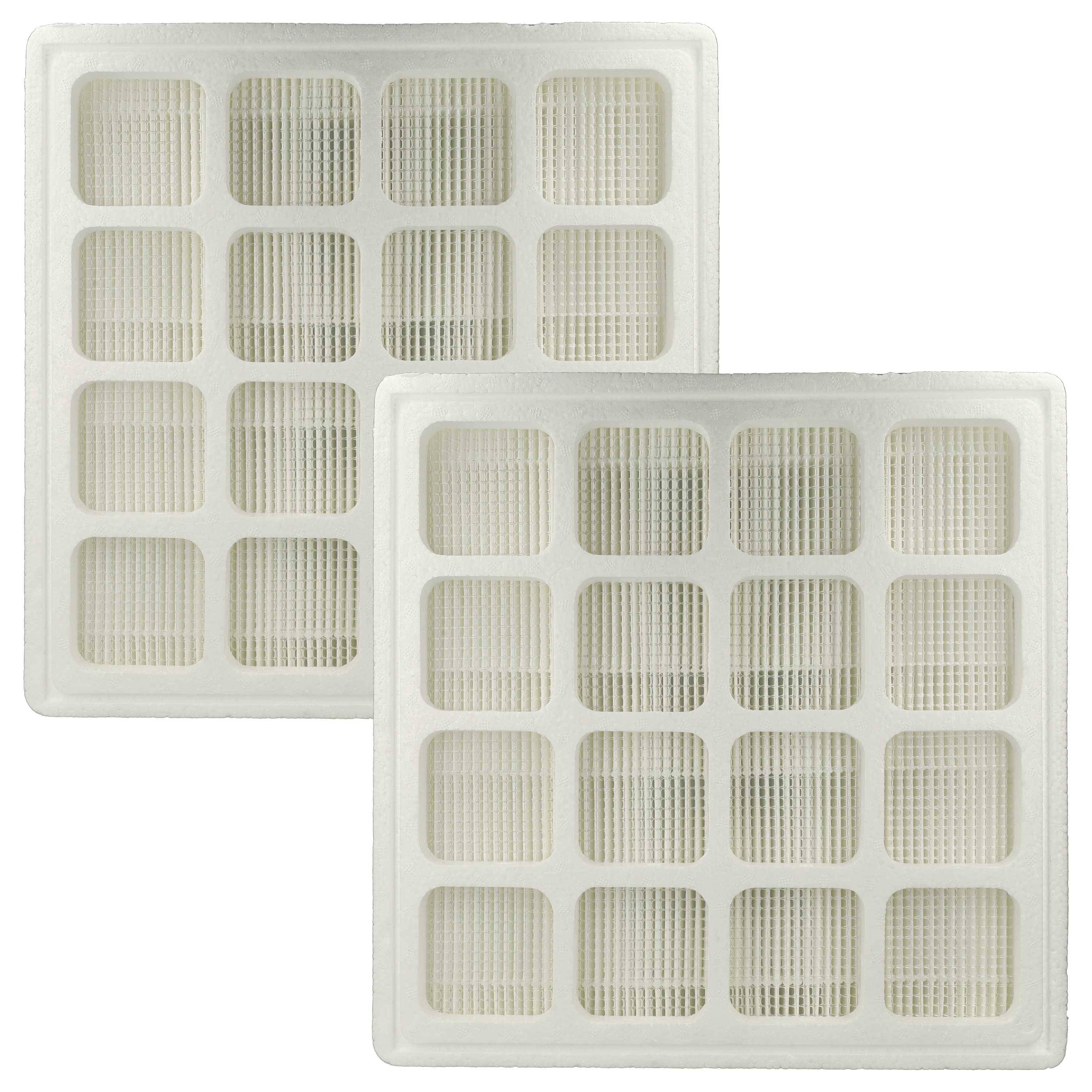vhbw 2x Vorfilter Ersatz für IQAir 102101000, Premax F8 S für Luftreiniger - Vlies / Kunststoff, Filterklasse F8 Weiß
