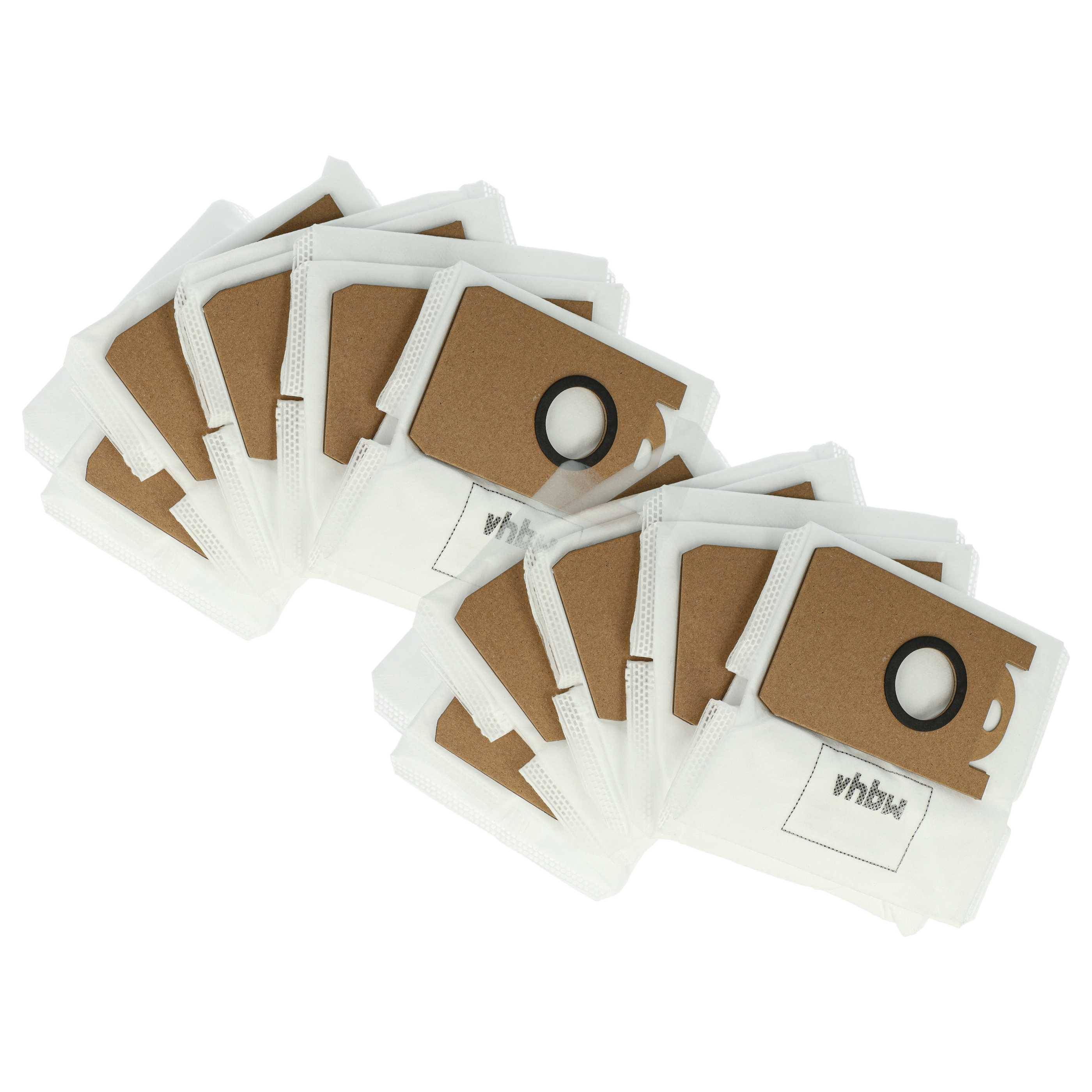 vhbw 10x Staubbeutel kompatibel mit Proscenic M8 Pro, M7 Max, M7 Pro Saugroboter - Beutel für die Absaugstation