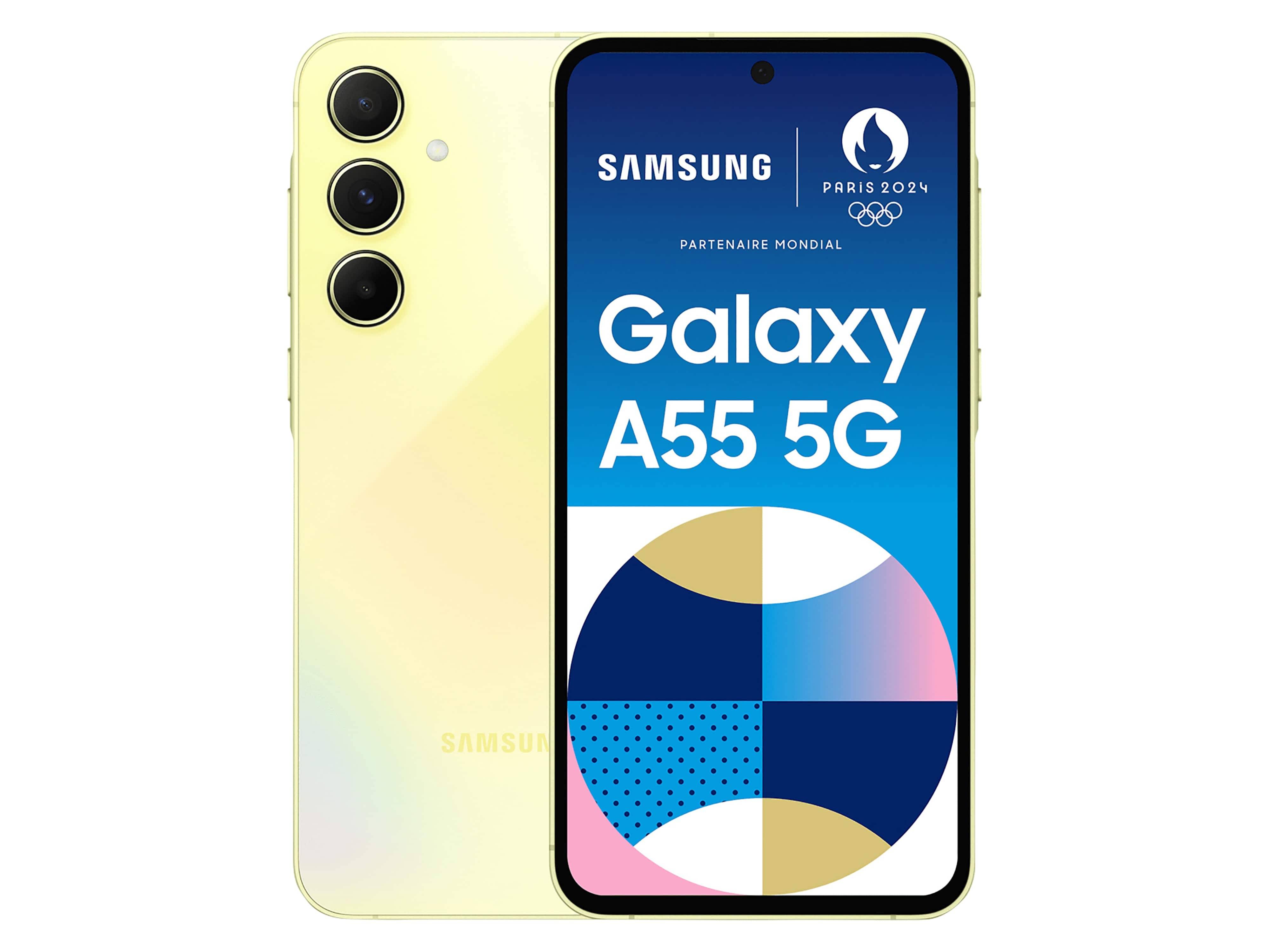 SAMSUNG Smartphone Galaxy A55 5G 128GB Gelb