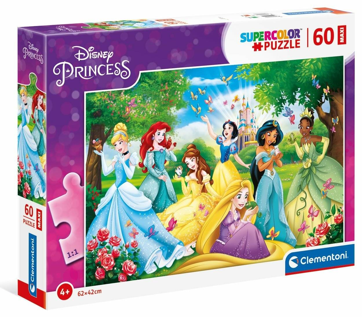 Clementoni Maxi-Puzzle Disney Princess, 60 Teile.