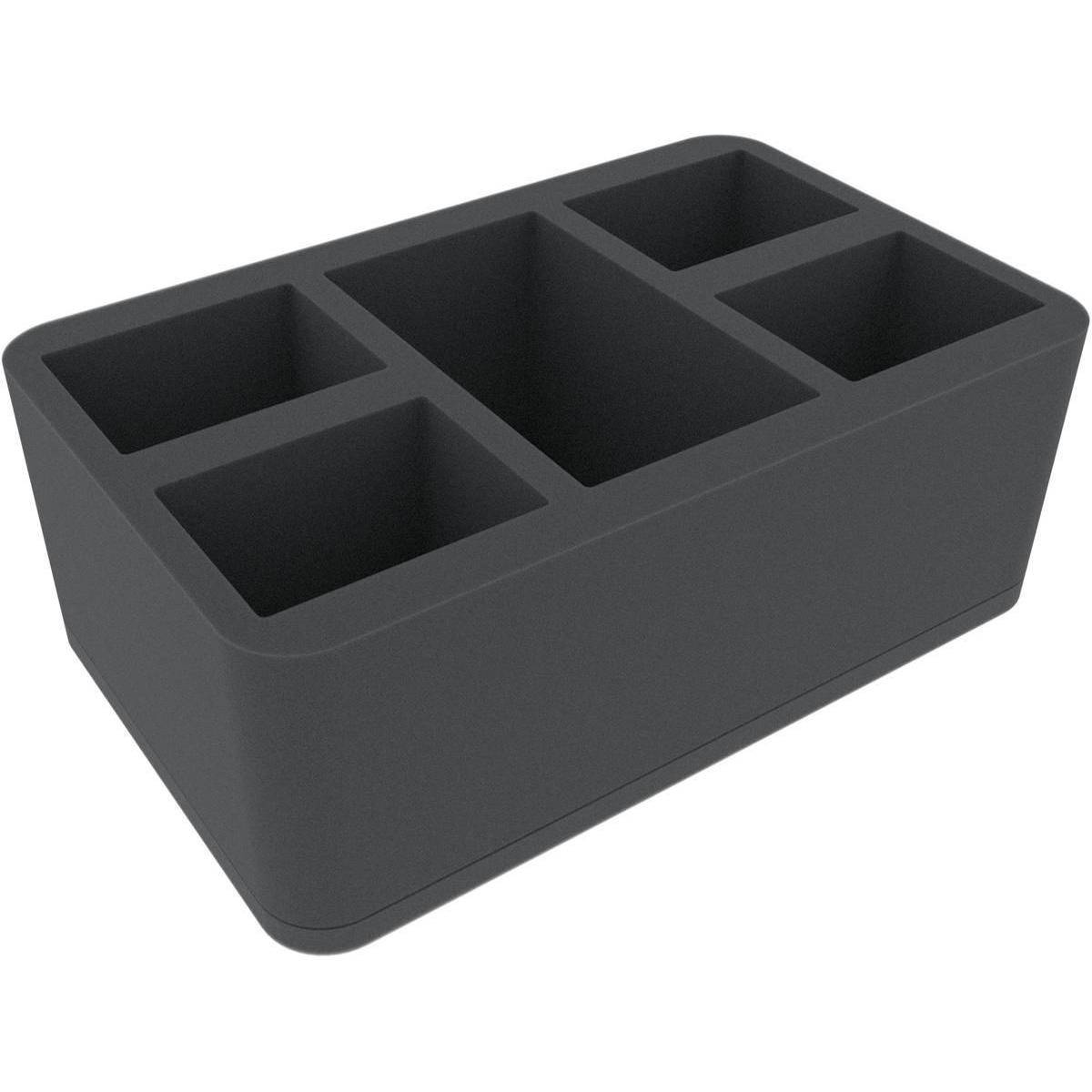 HSMEJK100BO - 100 mm Half-Size Schaumstoffeinlage mit 5 Fächern